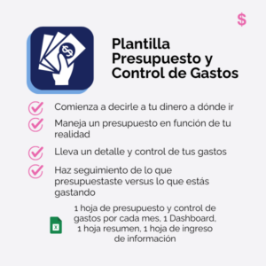 Plantilla Presupuesto y Control de Gastos en Finanzas Personales